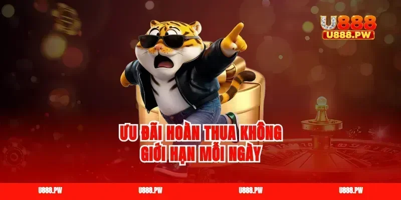 Ưu đãi hoàn thua không giới hạn mỗi ngày