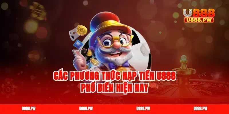 Các phương thức nạp tiền U888 phổ biến hiện nay