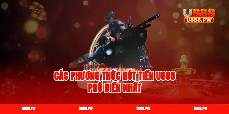 Các phương thức rút tiền U888 phổ biến nhất