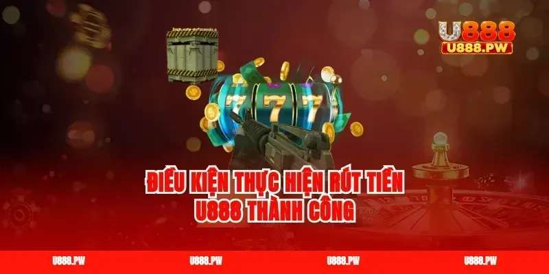 Điều kiện thực hiện rút tiền U888 thành công