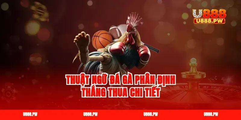 Thuật ngữ đá gà phân định thắng thua chi tiết