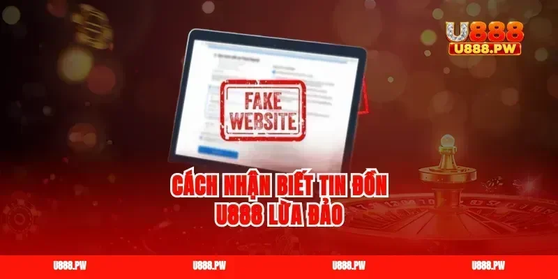 Cách nhận biết tin đồn U888 lừa đảo